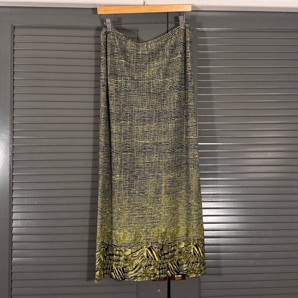 Vintage Dresses & Skirts - Vintage Retro Pleat Pleat by Rafael Textured Maxi Skirt